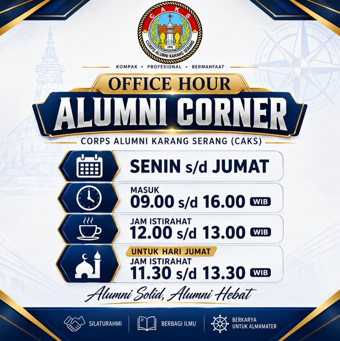 Alumni Corner Hadir sebagai Pusat Informasi dan Silaturahmi Alumni CAKS
