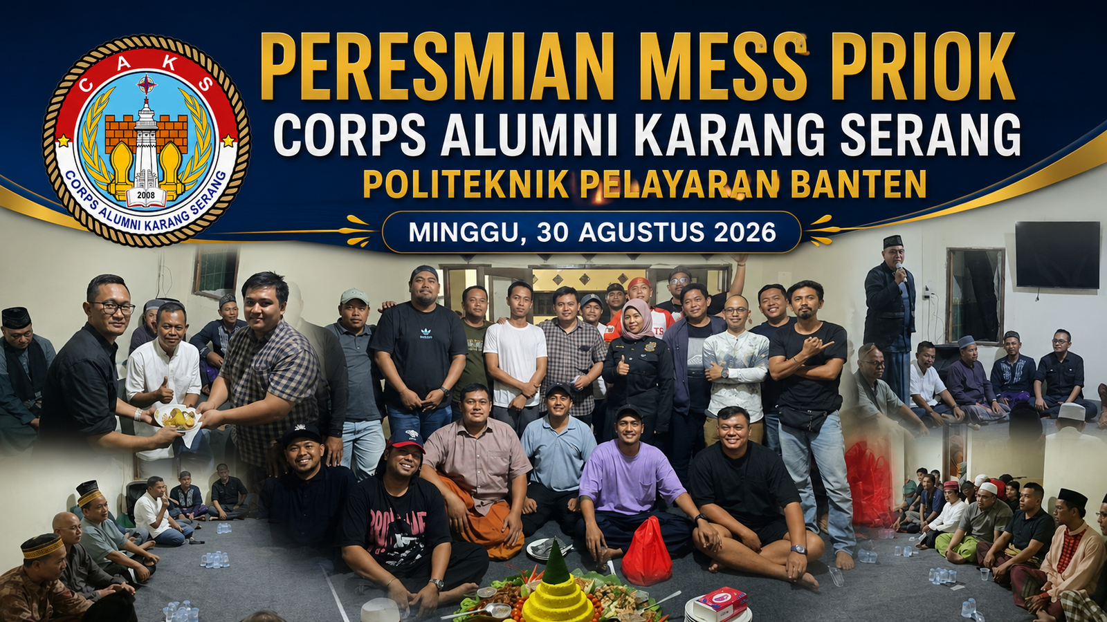 Peresmian Mess Priok CAKS, Wujud Nyata Solidaritas Alumni BP2IP–Politeknik Pelayaran Banten