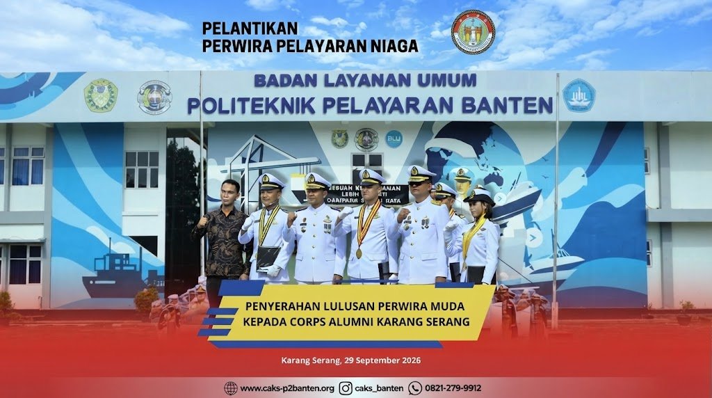 CAKS Sambut Perwira Muda Politeknik Pelayaran Banten dalam Momentum Pelantikan Perwira Pelayaran Niaga 2026